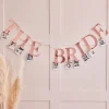 Party Delights The Bride Rose Gold Peg Bunting< Bunting