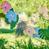 Party Delights Tiki Tropics Paper Palms Garland< Hanging Decorations