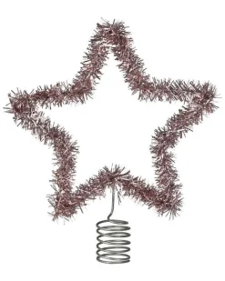 Tinsel Star Tree Topper<Party Delights Clearance
