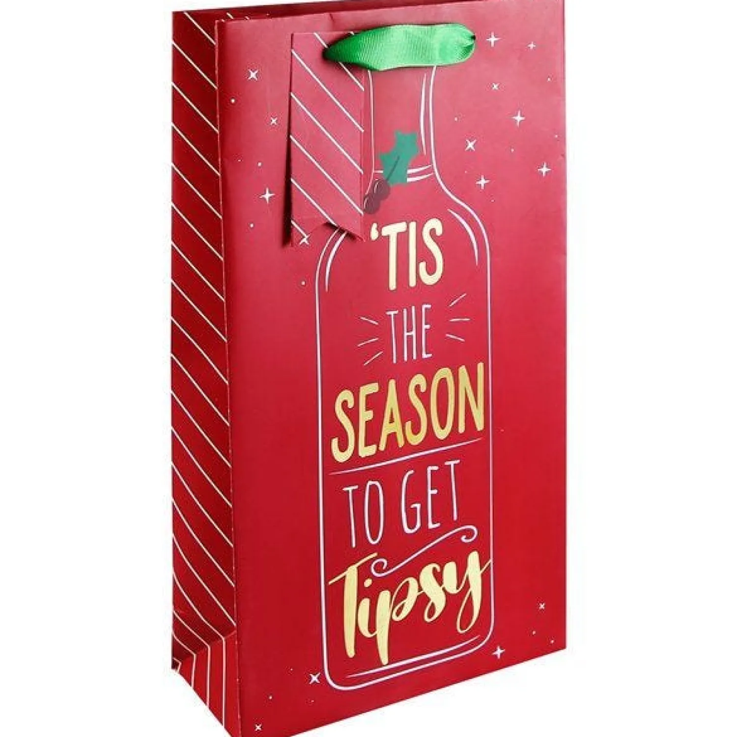 Tipsy Double Bottle Bag - 36.5Cm X 20Cm<Party Delights Best