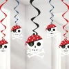 Party Delights Treasure Island Pirate Swirl Decorations (6Pk)< Hanging Decorations