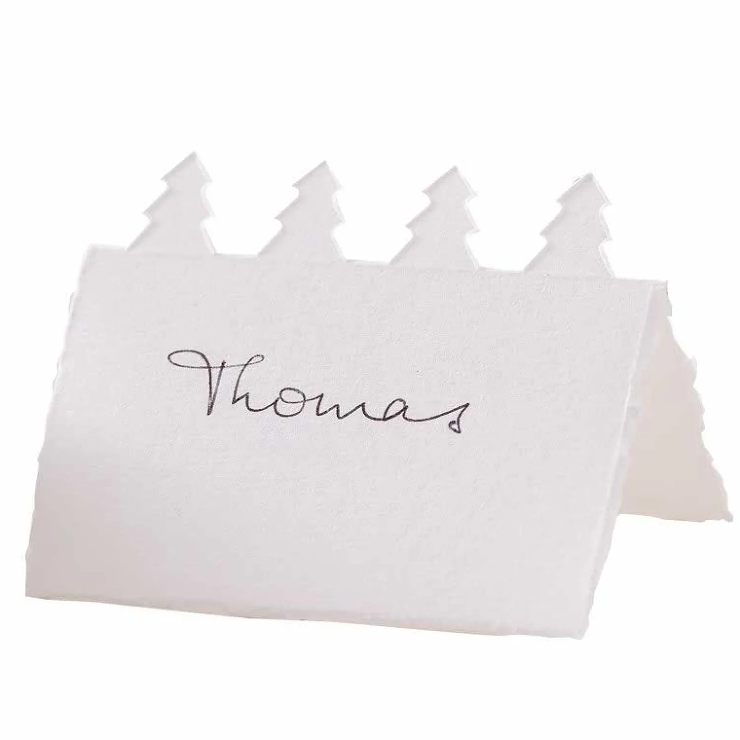 Tree Cut Out Cotton Paper Place Cards (10Pk)<Party Delights New