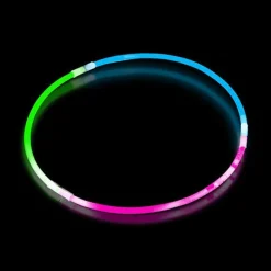 Party Delights Tri-Colour Glow Necklace - 60Cm (4Pk)< Wearables