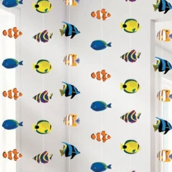 Party Delights Tropical Fish Hanging Strings Decoration - 2.1M (6Pk)< Hanging Decorations