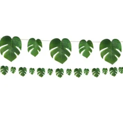 Party Delights Tropical Palm Leaf Garland - 2.74M< Hanging Decorations