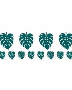 Party Delights Tropical Palms Paper Garland Decoration 2M X 15Cm< Hanging Decorations