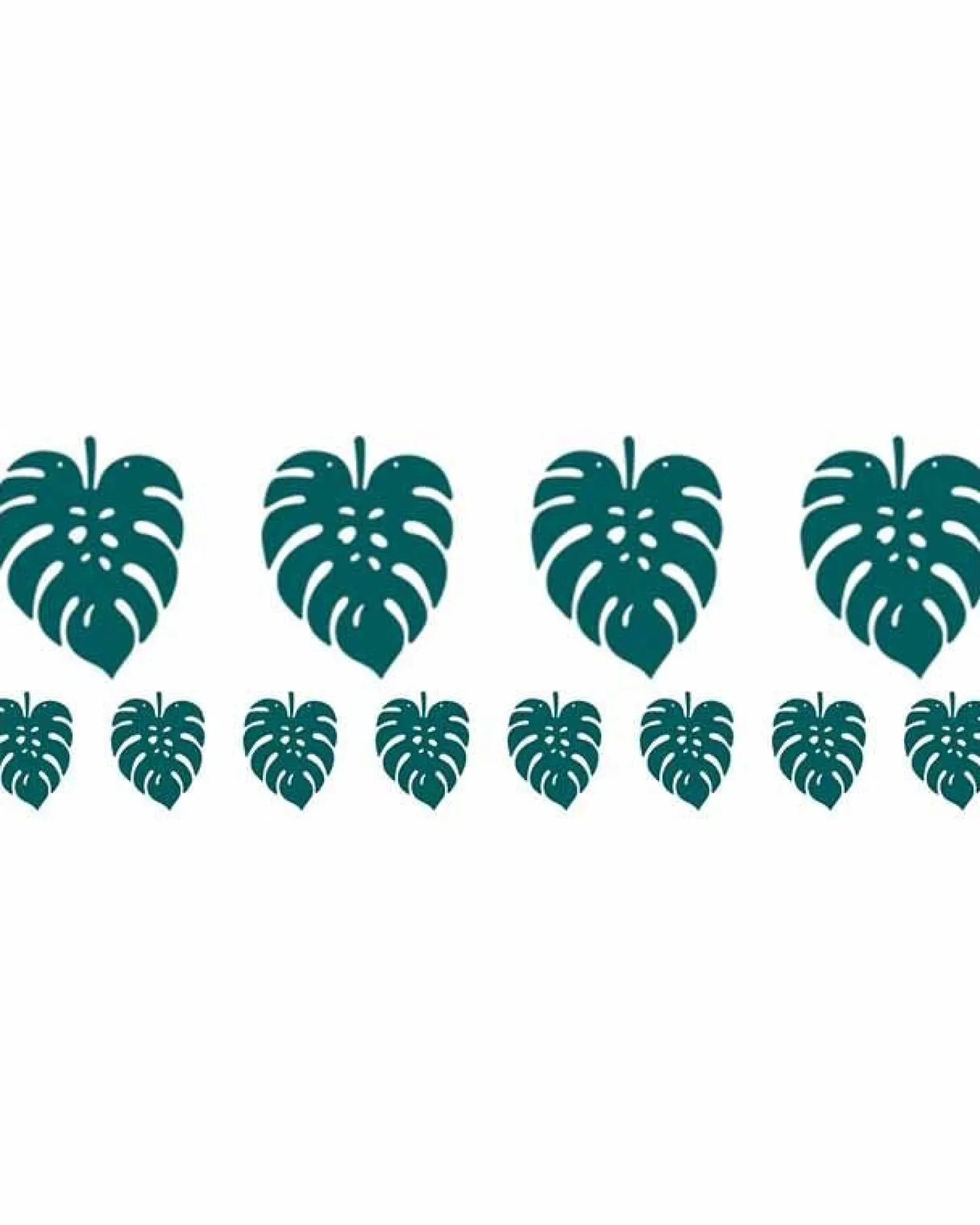 Party Delights Tropical Palms Paper Garland Decoration 2M X 15Cm< Hanging Decorations