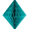 Party Delights Turquiose Honeycomb Diamond Decoration - 30Cm< Hanging Decorations