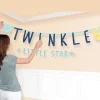 Party Delights Twinkle Little Star Jumbo Paper Letter Banner - 1.8M< Banners