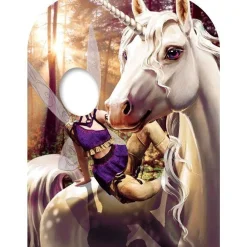 Party Delights Unicorn & Fairy Fantasy Land Stand-In Cardboard Photo Prop - 131Cm X 95Cm< Cardboard Cut Outs