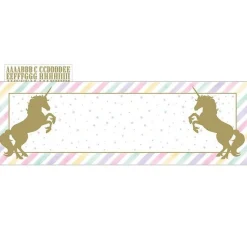 Party Delights Unicorn Sparkle Giant Personalisable Banner - 1.5M< Banners