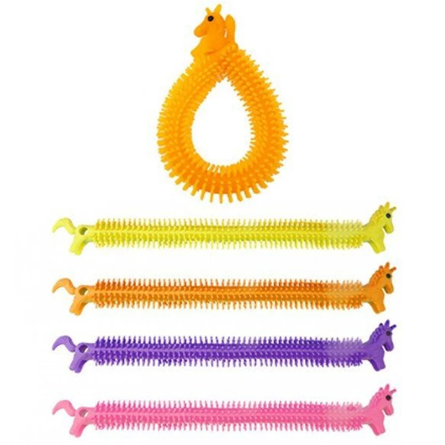 Party Delights Unicorn Stretch & Twist Sensory Fidget Bracelet - 20Cm< Wearables