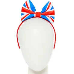 Party Delights Union Jack Bow Headband< Hats & Headwear