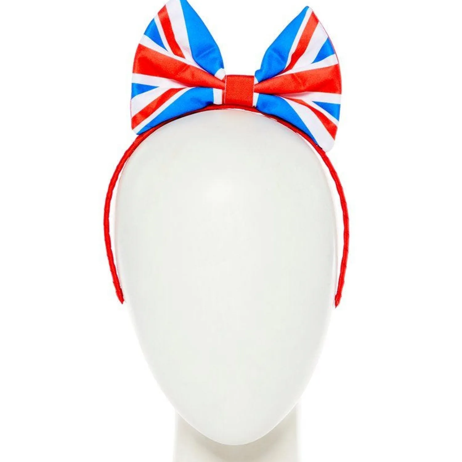 Party Delights Union Jack Bow Headband< Hats & Headwear
