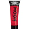 Party Delights Uv Neon Face & Body Paint - Red 12Ml< Face Paints