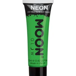 Uv Neon Face & Body Paint - Green 12Ml<Party Delights Best