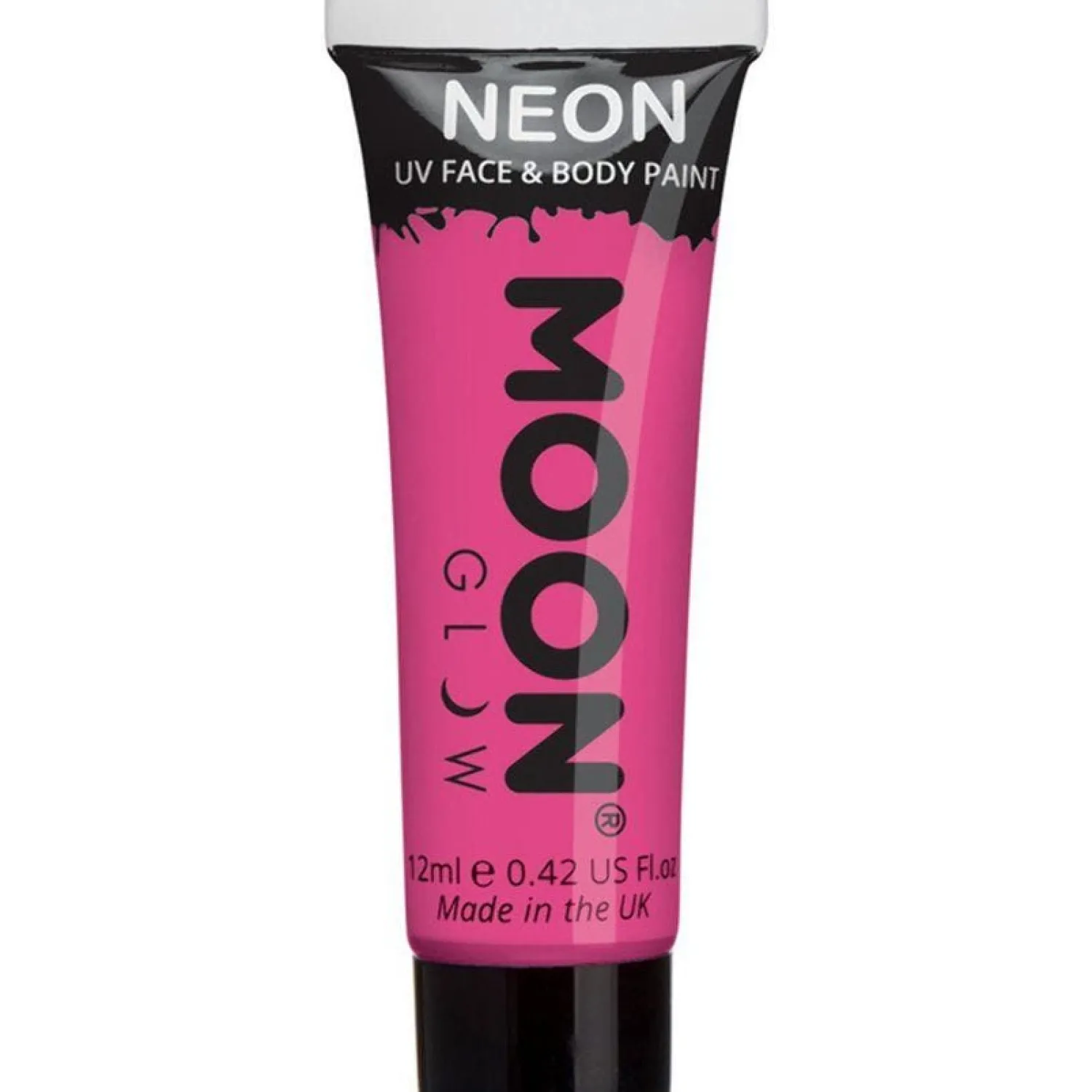 Uv Neon Face & Body Paint - Pink 12Ml<Party Delights