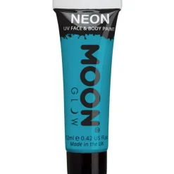 Party Delights Uv Neon Face & Body Paint - Blue 12Ml< Face Paints