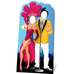 Party Delights Vegas Couple Stand In Photo Prop - 1.95M< Cardboard Cut Outs