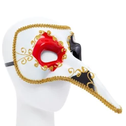 Party Delights Venetian Long Nose Masquerade Mask< Masks