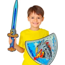 Party Delights Viking Sword & Shield - 52Cm< Fake Weapons