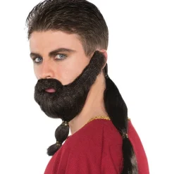 Party Delights Warrior Ponytail & Beard< Wigs