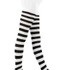 White & Black Tights - Child 7-10 Years<Party Delights Discount