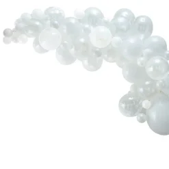 Party Delights White Balloon Arch - 70 Balloons< Arches & Clouds