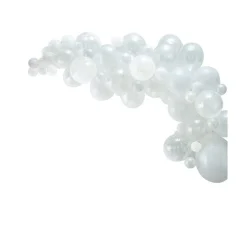 Party Delights White Balloon Arch - 70 Balloons< Arches & Clouds