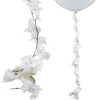 Party Delights White Blossom Floral Garland - 2.1M< Hanging Decorations