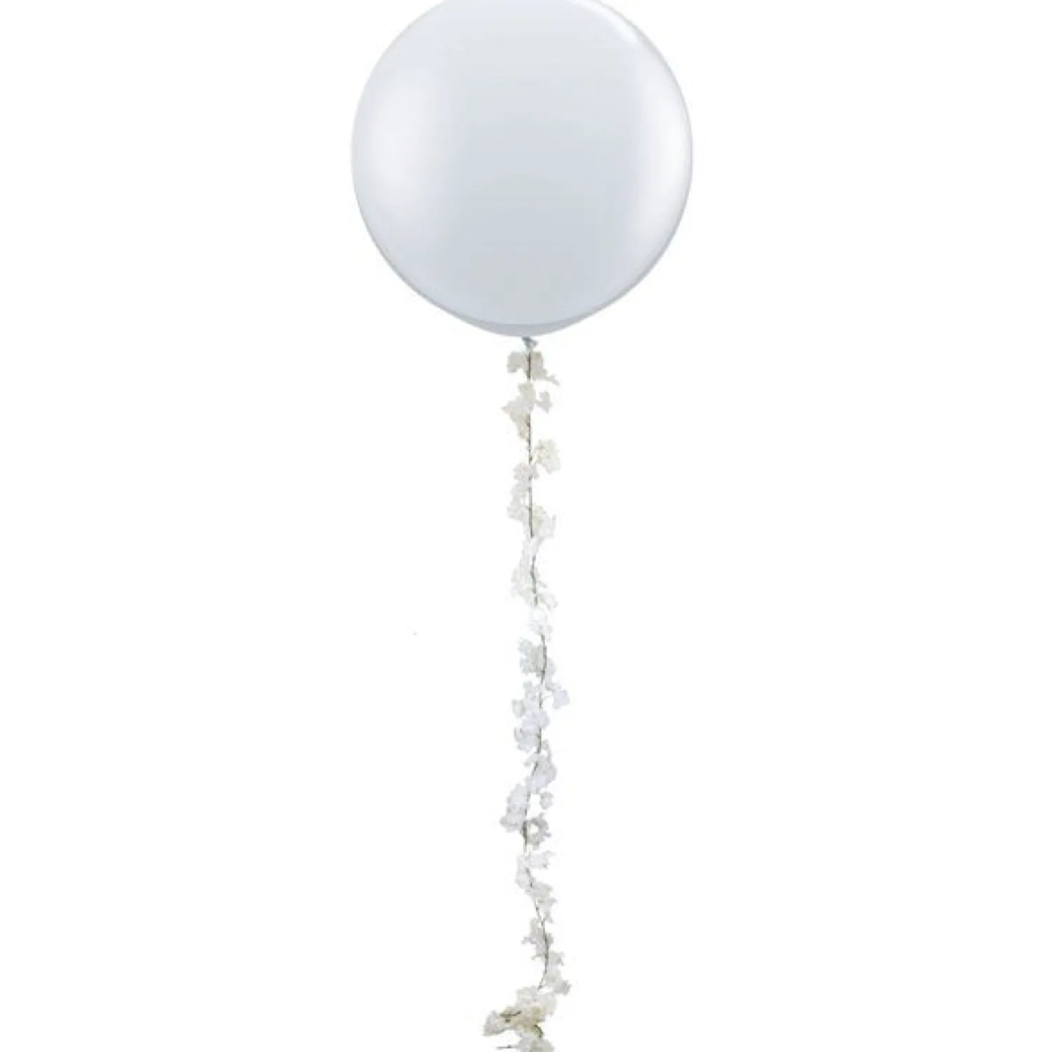 Party Delights White Blossom Floral Garland - 2.1M< Hanging Decorations