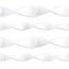 Party Delights White Crepe Paper Streamer - 24M< Hanging Decorations