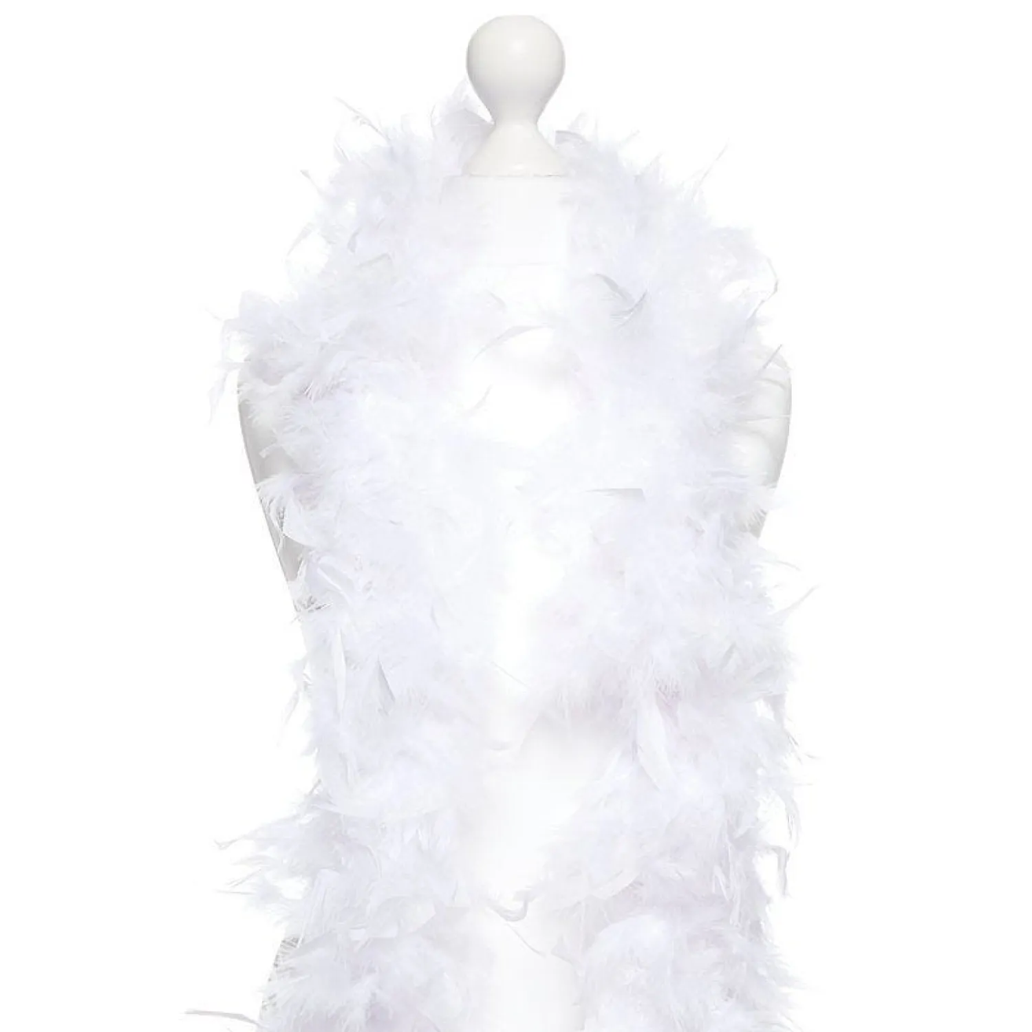 Party Delights White Feather Boa - 150Cm< Feather Boas