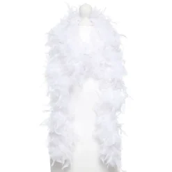 Party Delights White Feather Boa - 180Cm< Feather Boas