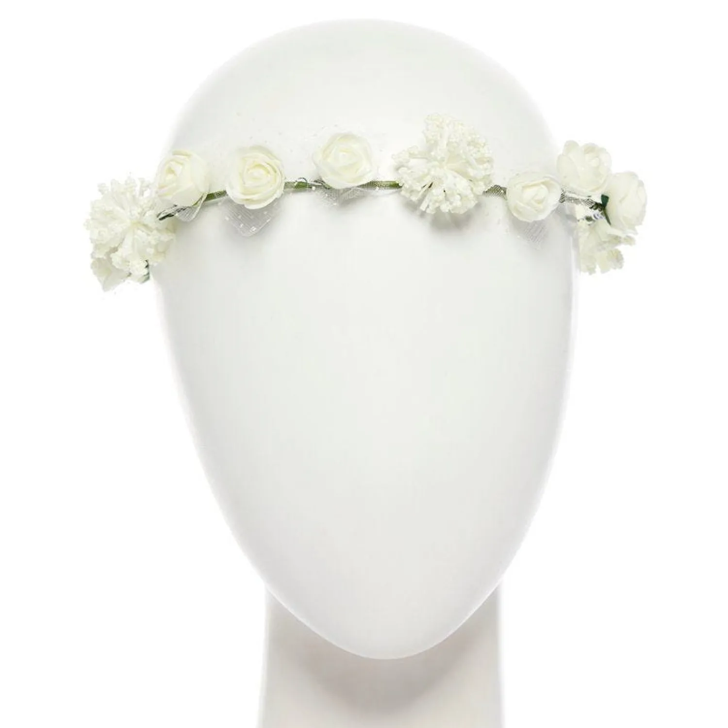 Party Delights White Flower Headband< Hats & Headwear