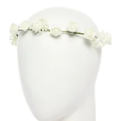 Party Delights White Flower Headband< Hats & Headwear