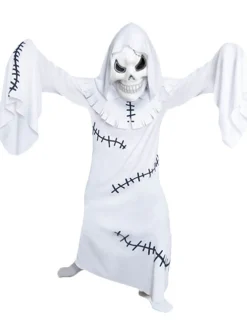 White Ghostly Ghoul - Child Costume<Party Delights Clearance