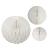 White Paper Honeycomb Hanging Decorations (3Pk)<Party Delights Discount