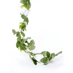 Party Delights White Rose Garland - 1.75M< Hanging Decorations
