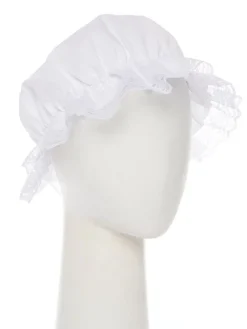 Party Delights White Victorian Mop Hat< Hats & Headwear