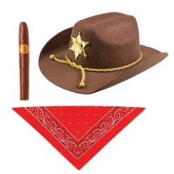 Party Delights Wild West Cowboy Accessory Kit< Instant Outfits