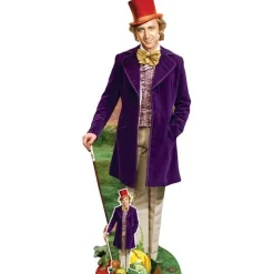 Party Delights Willy Wonka Gene Wilder Cardboard Cutout - 193Cm X 73Cm< Cardboard Cut Outs