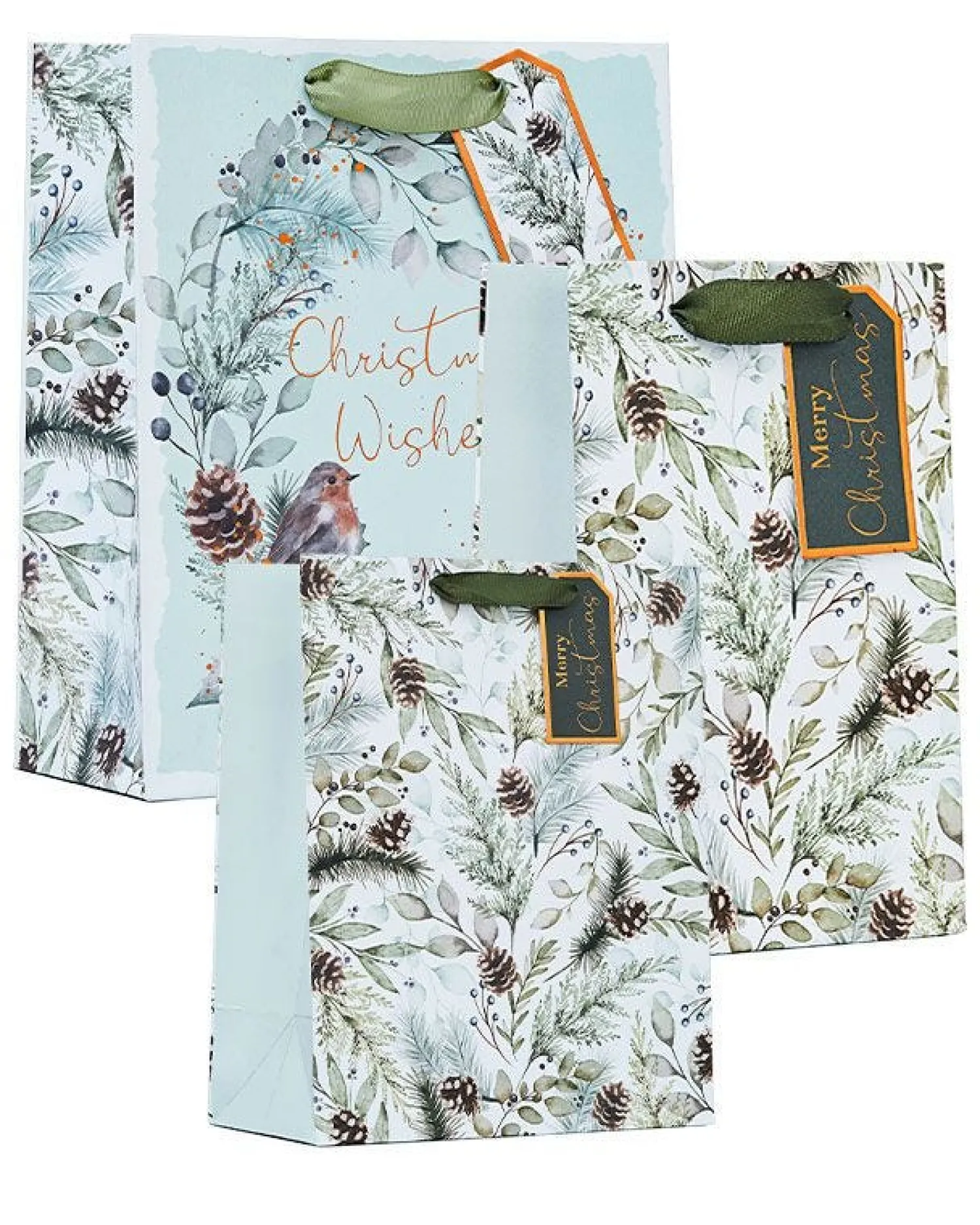 Winter Wishes Mixed Gift Bags (3Pk)<Party Delights Online