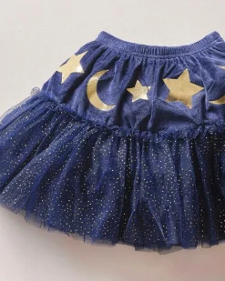 Wizardess Navy Tutu - 3-5 Years<Party Delights Sale