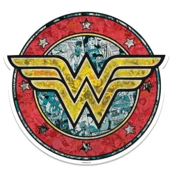 Party Delights Wonder Woman Shield Cardboard Cutout - 72Cm X 68Cm< Cardboard Cut Outs