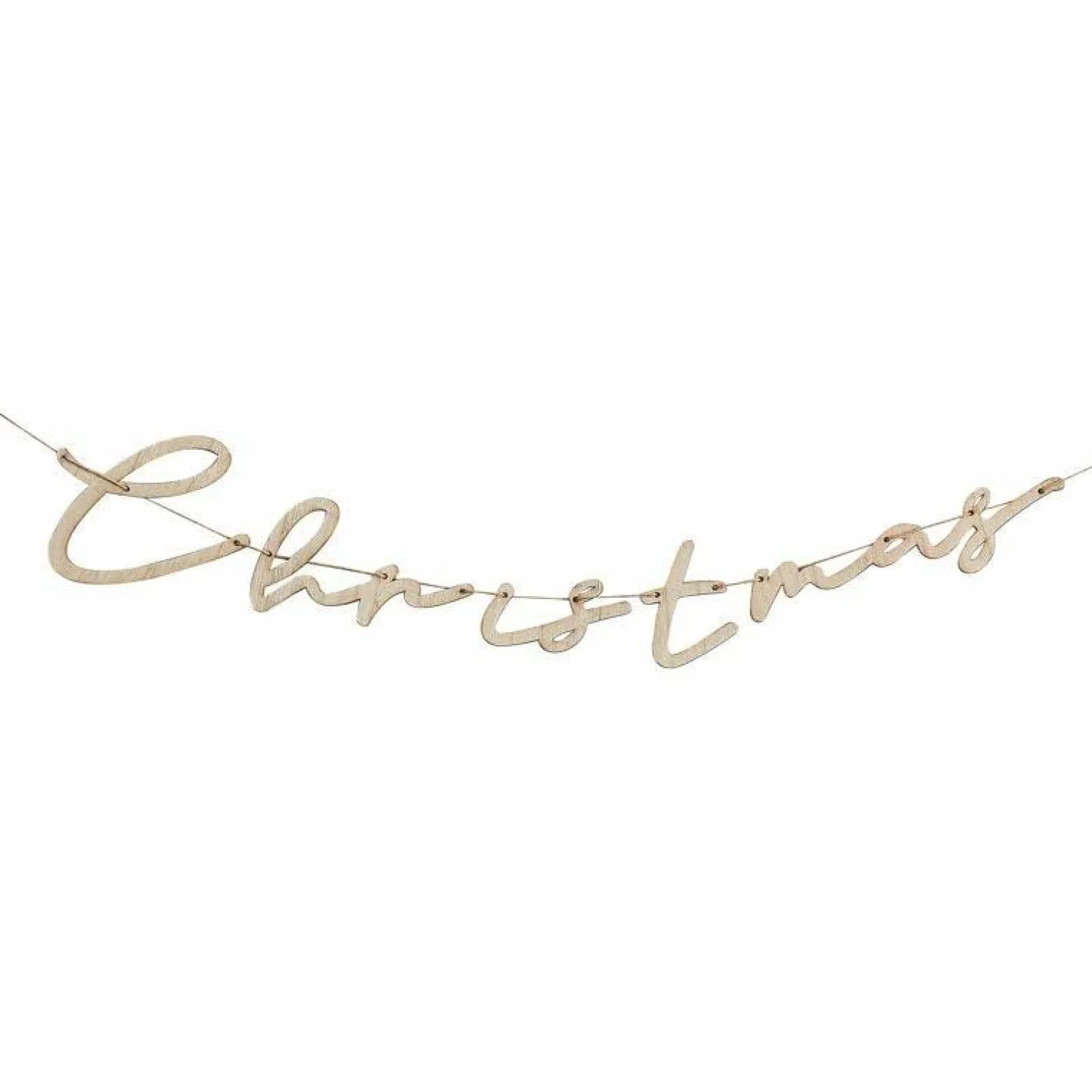 Wooden 'Christmas' Banner - 1.5M<Party Delights Best