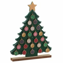 Wooden Christmas Tree Advent Calendar - 46Cm<Party Delights Hot