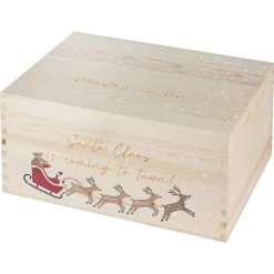 Wooden Customisable Christmas Eve Box<Party Delights Best