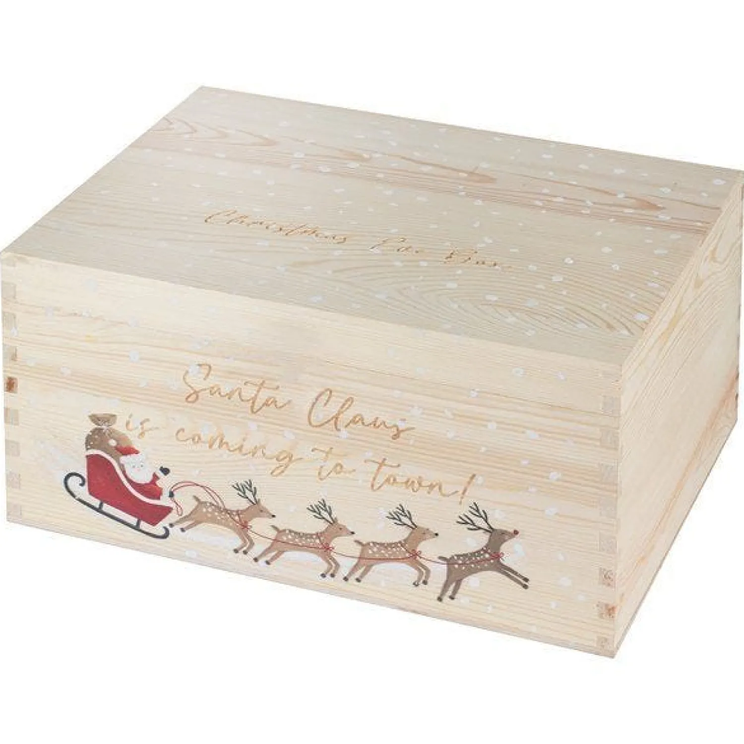 Wooden Customisable Christmas Eve Box<Party Delights Best