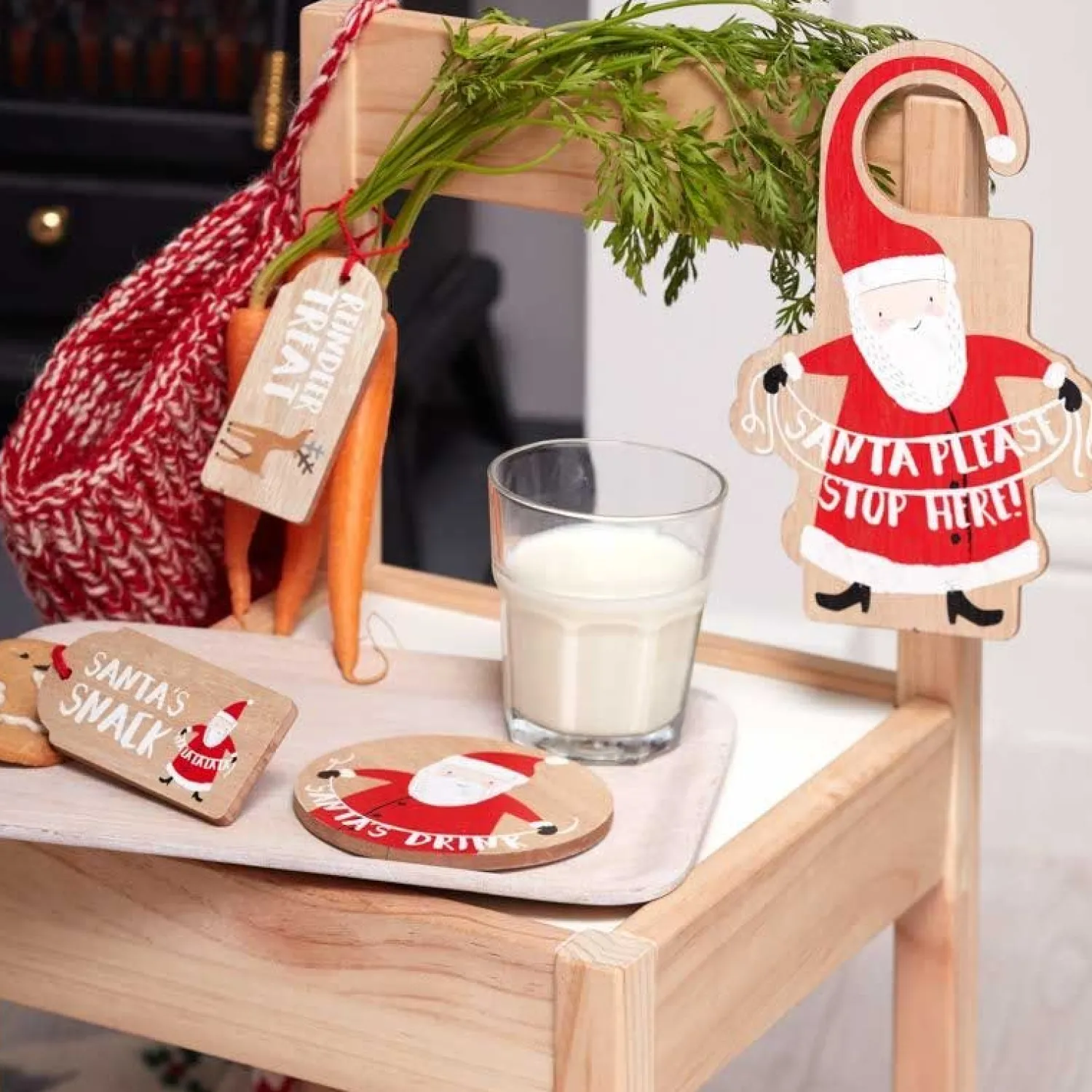 Wooden Santa & Friends Christmas Eve Kit<Party Delights Sale